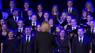 Lux Aurumque Eric Whitacre – Bel Canto Choir Vilnius [upl. by Llerrah]