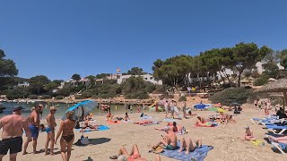 Cala En Blanes Beach Menorca Spain 4k Walking Tour and Cala En Blanes Hotel close to Binimar Hotel [upl. by Epp]