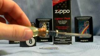 How to refill your Zippo Lighter with Flint and Fluid [upl. by Adnohsak]