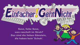 Suse liebe Suse was raschelt CDUR Instrumental Kinderlieder zum Mitsingen amp Mitspielen [upl. by Grani]