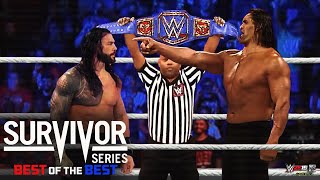 FULL MATCH  Roman Reigns vs The Great Khali  Universal Title Match Nov 6 2021 [upl. by Ainessej]