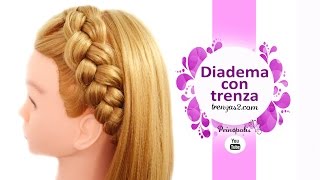 Diademas con Trenzas  Peinados Faciles y Rapidos para cabello largo y corto [upl. by Harli39]