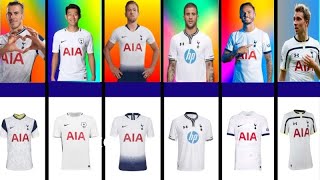 TOTTENHAM HOTSPUR HOME KIT EVOLUTION 🎽⭐⭐ 1995202425 SEASON [upl. by Roye203]