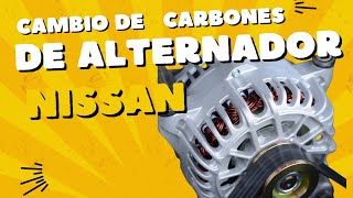 ✅️ Cambio de carbones de alternador Nissan [upl. by Noterb994]