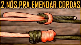 Nó pra Emendar Cordas Fácil de Aprender  Dicas de sobrevivência e buschcraft [upl. by Stockton380]