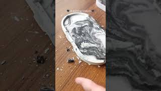 demolding trinket  jewellery tray from silicone mold demolding siliconemold diycrafts diy [upl. by Agbogla]