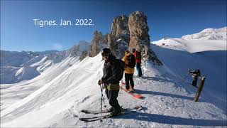 Tignes ski GoPro amp Drone Jan 2022 [upl. by Freddi]