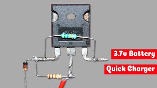 37v Liion Battery Quick Charging Circuit [upl. by Ciccia630]