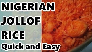 HOW TO MAKE NIGERIAN JOLLOF RICE Simple Way [upl. by Roe]