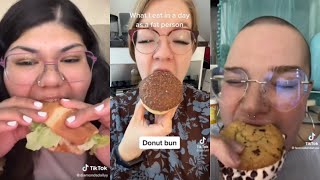 what I eat in a day as a fat person  tiktok compilation [upl. by Josee]