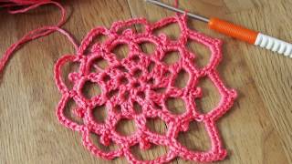 Crochet with LANDDERFEEN  Vierecke und Sterne häkeln  Tutorial 1  HaekelnundStricken [upl. by Effy]