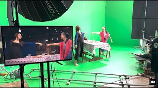 Green Screen BTS of Music Video Project from the Philippines  Aximmetry [upl. by Ycrep]