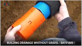 Building Drainage whithout gravel with BATIFIBRE [upl. by Floris]