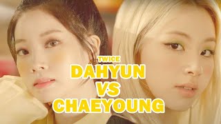 TWICE — Dahyun vs Chaeyoung — Rap Distribution ALL KOREAN TITLE TRACKS  Until I CANT STOP ME [upl. by Thetisa961]