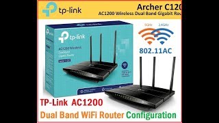 Tp Link AC1200 DUAL BAND WiFi Router Configuration [upl. by Aehs162]