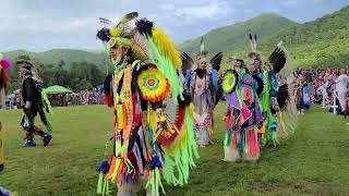 Cherokee Pow Wow Grand Entry July 2022 [upl. by Acinorrev618]