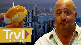 The BEST Street Food in Hong Kong  Bizarre Foods with Andrew Zimmern  Travel Channel [upl. by Notaek]