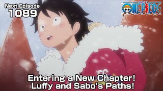 ONE PIECE episode1089 Teaser quotEntering a New Chapter Luffy and Sabos Pathsquot [upl. by Ennaitak]