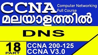 CCNA Certifications Training 18  what is dns in networking  CCNA Malayalam [upl. by Cynarra550]