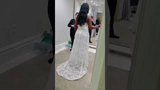 My Kleinfeld’s alterations consultant was the best reception dress wedding bridal love reels [upl. by Anderson]