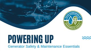 Powering Up Generator Safety and Maintenance Essentials  Part 1 [upl. by Giles]