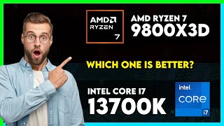 AMD Ryzen 7 9800X3D vs Intel Core i7 13700K Comparison [upl. by Llennehc521]