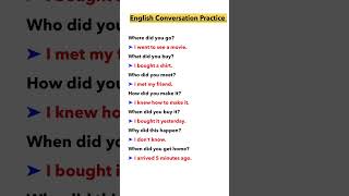 English Conversation Practice  How to Improve Your English englishconversation shorts english [upl. by Nagap]