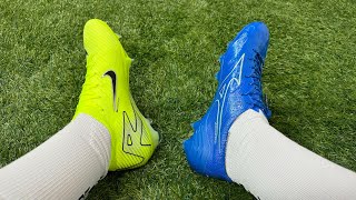 MARKETING OR QUALITY  Nike Zoom Mercurial Vapor 16 Elite vs Mizuno Alpha [upl. by Emsoc]