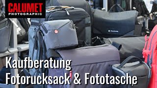 Kaufberatung Fotorucksack amp Fototasche  Calumet Photographic [upl. by Nauquf205]