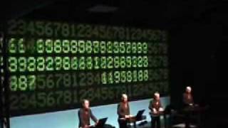 Kraftwerk quotNumbersComputerWorldquot Prague 20040522 [upl. by Eelyac]