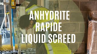 The best type of Liquid Flow Screed to install over an Under Floor Heating System Anhydrite Screed [upl. by Paik]