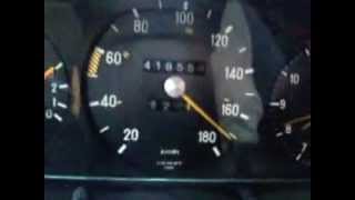 mercedes benz w123 300d top speed [upl. by Tansy]