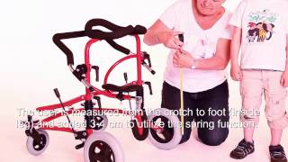 How to use Pacific Rehab Miniwalk Gait Trainer [upl. by Durkee]