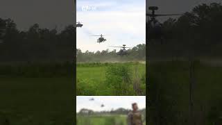 AH64E Combat Simulation at Marine Corps Air Station Atlantic North Carolina [upl. by Otis554]