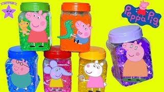 JUEGUETS SORPRESAS PEPPA PIG EN ORBEEZ COLORES BOLSITAS SORPRESAS HUEVOS SHOPKINS ESPAÑOL ESTRELLITA [upl. by Hedve57]