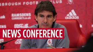 NEWS CONFERENCE  Aitor Karanka on Bournemouth at home [upl. by Inuat]