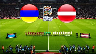 ARMENIA vs LATVIA  UEFA NATIONS LEAGUE 202425 [upl. by Zaria459]