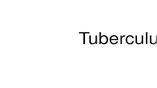 How to pronounce Tuberculum [upl. by Celesta]