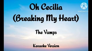 Cecilia  The Vamps ft Shawn Mendez Karaoke [upl. by Junji]