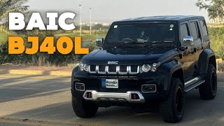 Baic BJ40L 2022  Review  Daily Wheels [upl. by Eemak]