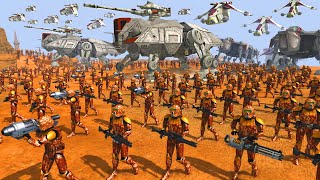 FullScale Geonosis ARF TROOPER Invasion  Men of War Star Wars Mod [upl. by Skutchan814]