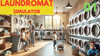 APRIAMO UNA LAVANDERIA A GETTONI  Laundromat Simulator  Gameplay ITA  01 [upl. by Aivatnuahs653]