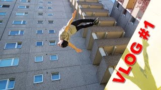 PARKOUR Lifestyle VLOG 1  Hoverboard Tricks [upl. by Sartin]