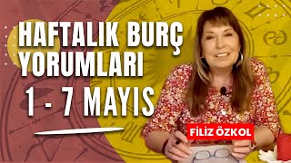 FİLİZ ÖZKOL İLE HAFTALIK BURÇ YORUMLARI  1  7 MAYIS [upl. by Stoller]