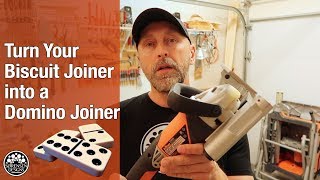 Turn Your Biscuit Joiner Into a Domino Joiner [upl. by Anelas617]