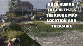 Once Human  The Cultists Treasure Map Location and Treasure [upl. by Setiram]