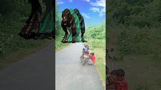 Real Jurassic world trex vs triceratops part 904 shorts dinosaur trex jurassicworld fight [upl. by Kealey]