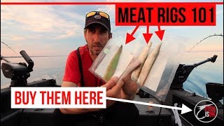 Meat Head Cut Bait Rig Tutorial Great Lakes Salmon Trolling  Ft Musselhead Tackle [upl. by Tnilk144]