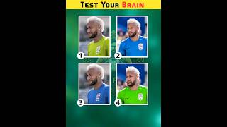 Test your Brain  Memory boost puzzle  football quiz football quiz messi neymar shorts [upl. by Marjorie665]