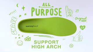 Superfeet® AllPurpose Support High Arch Insoles [upl. by Retsehc]